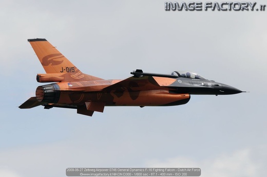 2009-06-27 Zeltweg Airpower 0746 General Dynamics F-16 Fighting Falcon - Dutch Air Force